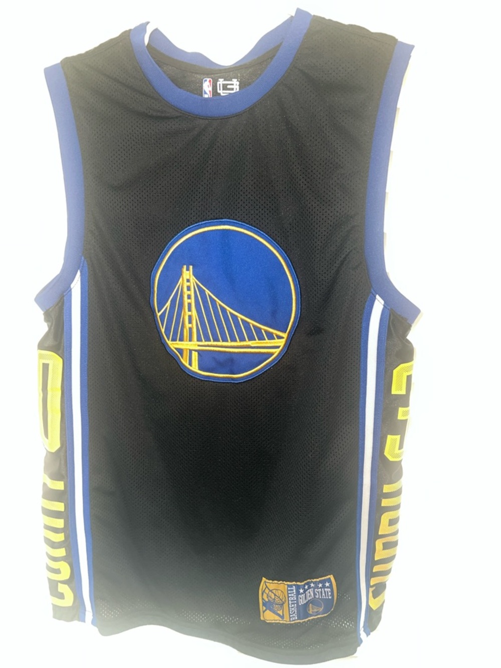 NBA Black, Blue & Yellow Golden State Warriors Jersey